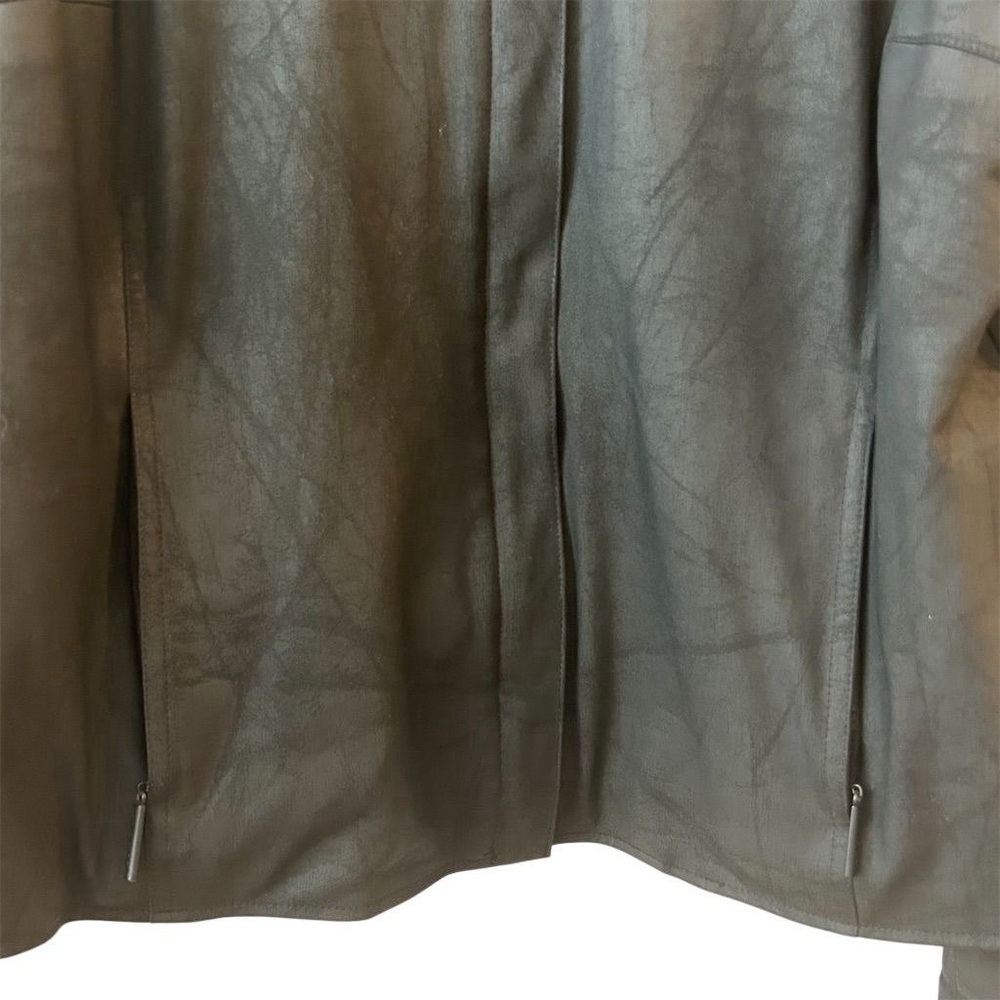 Nicole Miller Women's Black Basic Jacket Size L Z… - image 5